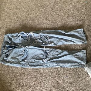 American Eagle Jeans - worn 3 times - size 12 - distressed